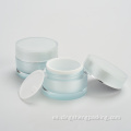 15 g Black Oval Jar vacío Frasco de crema de plástico para crema facial